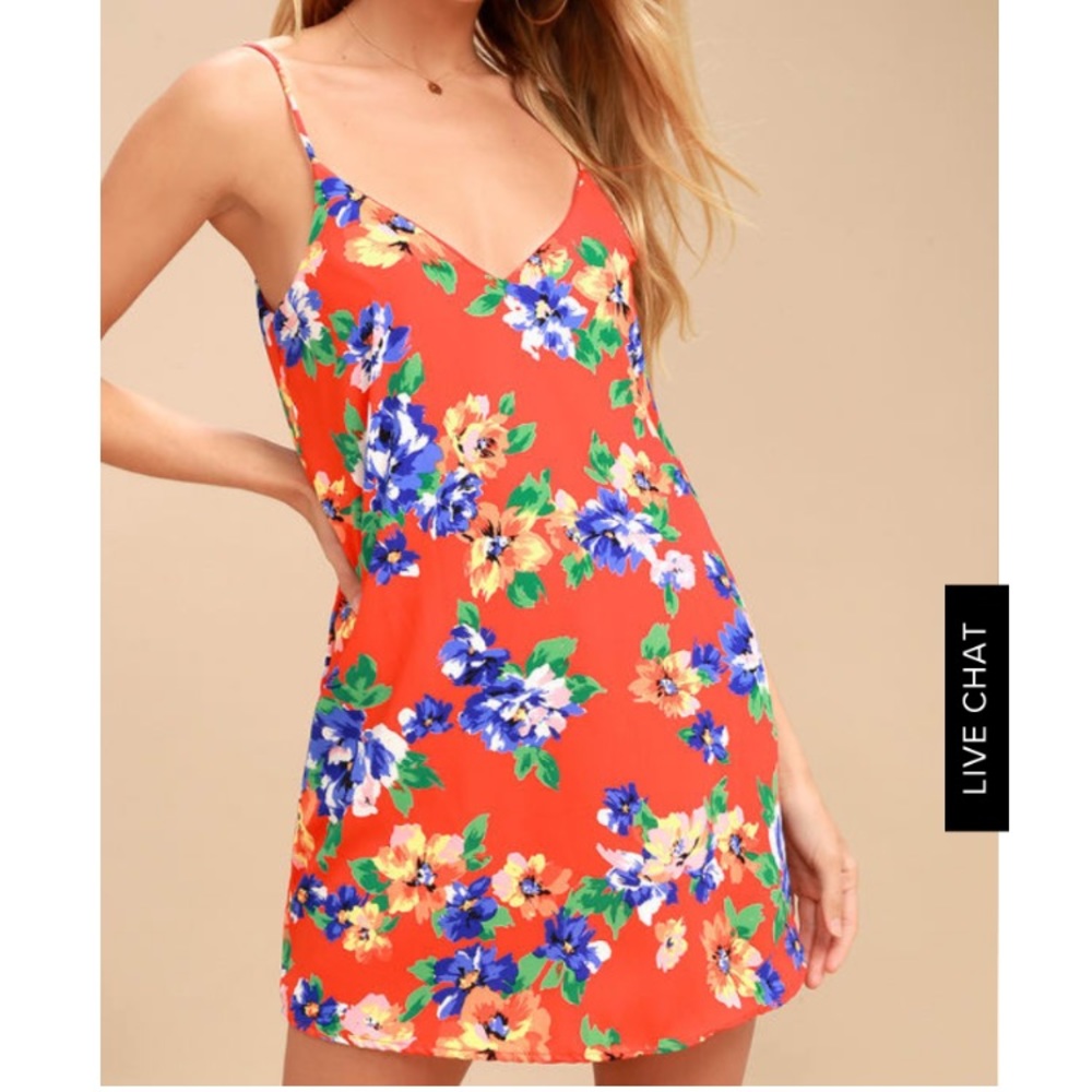 Love is Here to Stay Floral Print Shift Dress